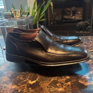 Kenneth Cole New York Men's Classic Black Leather Loafers - Size 9